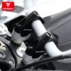 Motowolf Handlebar Riser installed on motorcycle