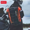 Motowolf Waterproof Backpack on motorcycle
