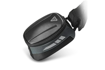Motowolf Magnetic Tank Bag mounted on motorcycle fuel tank