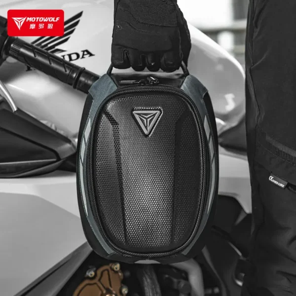 Motowolf Magnetic Tank Bag side view