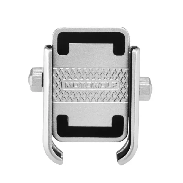 Motowolf Aluminium Mobile Holder – Adjustable Metal Phone Mount for Motorcycle 3 Motowolf metal mobile holder universal compatibility