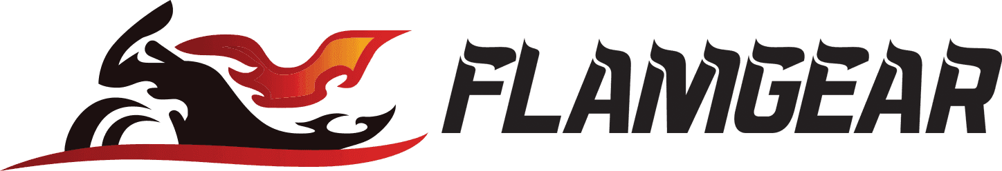 FlamGear.com logo - Motorcycle accessories store in Bangladesh