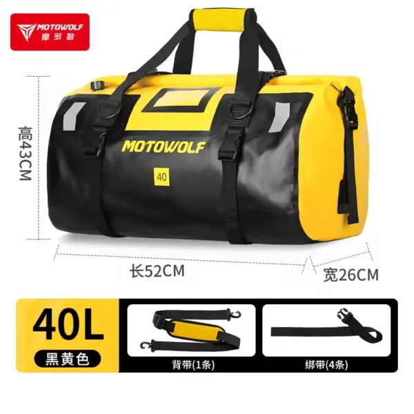 Motowolf Travel Bag backpack style