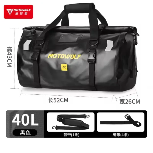 Motowolf Travel Bag side view