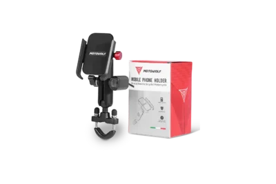 Motowolf Mobile Holder on Motorcycle