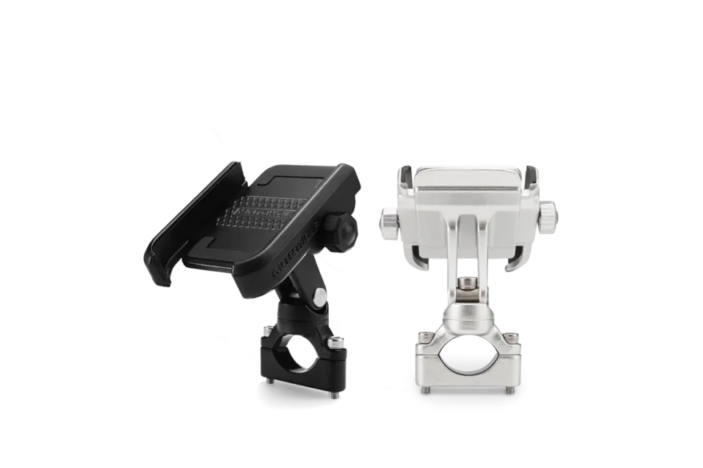 Motowolf Aluminium Mobile Holder – Adjustable Metal Phone Mount for Motorcycle 1 Motowolf Aluminium Mobile Holder for Motorcycle Handlebar