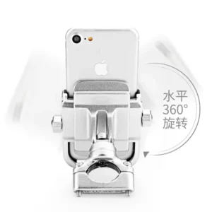 Motowolf bike phone holder installed