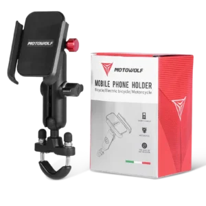 Motowolf Mobile Holder on Motorcycle