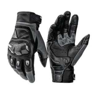 MOTOWOLF Full Finger Leather Gloves front view