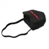 MotoWOLF rubber shifter boot cover black red