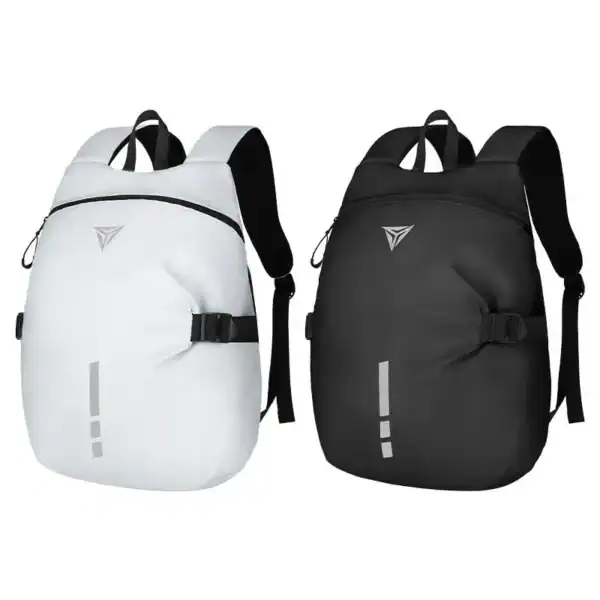 Backpack on Motorcycle