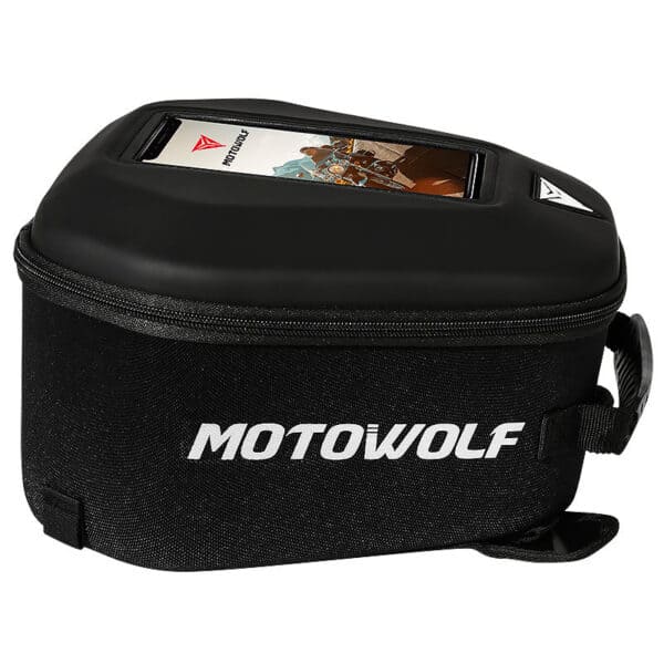 Motowolf Fuel Tank Bag material close-up