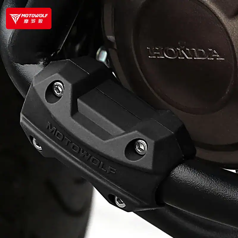 Motowolf Motorcycle Crash Bar Protection – Bumber Safety Accessories 3 Motowolf engine guard bumper block