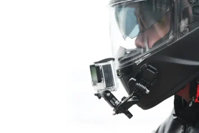MOTOWOLF Camera Mount — 360° Rotating Helmet Bracket for GoPro & Universal Action Cameras