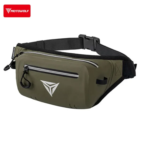 Side profile of the MOTOWOLF Cross Body Bag