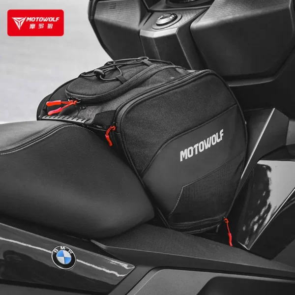 motowolf waterproof scooter bag riding storage