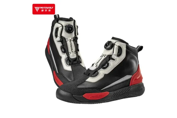 MOTOWOLF Waterproof Riding Shoes – Motorcycle Protective Riding Boots 1 MOTOWOLF Waterproof Riding Shoes motorcycle boots