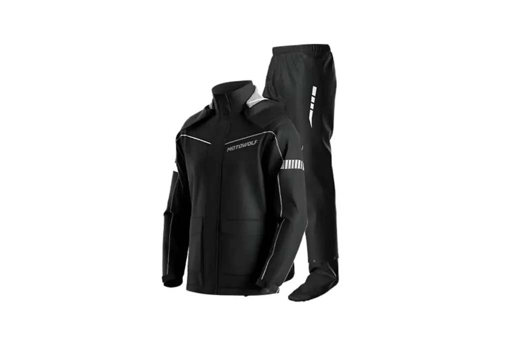 MOTOWOLF raincoat waterproof motorcycle rain jacket V4