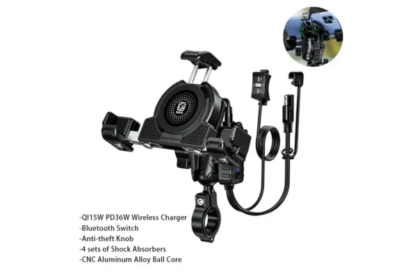 KEWIG Charger Mobile Holder Motorcycle Mount