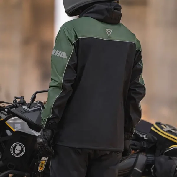 MOTOWOLF Raincoat V4 – Waterproof Motorcycle Riding Raincoat Army Green 6 Motowolf-Raincoat-Pants