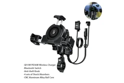 KEWIG Charger Mobile Holder – Phone Mount with 15W Wireless & 36W USB-C Fast Charge