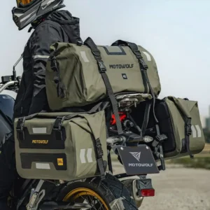 MOTOWOLF Saddle Bag Reflective Safety Strips