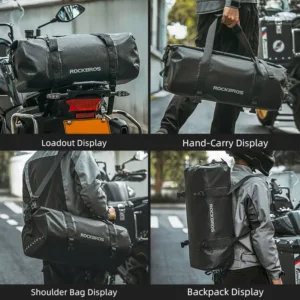 Riding with ROCKBROS Backpack
