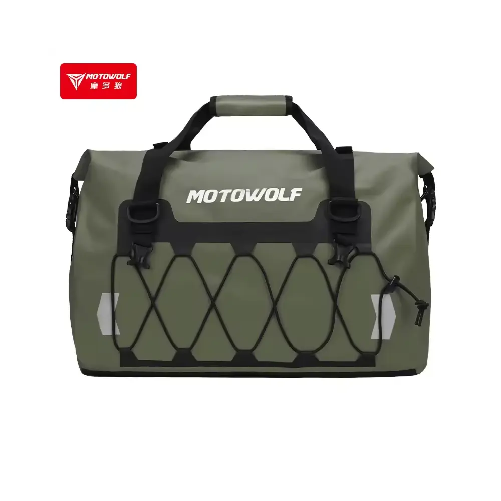 Motowolf Saddle Bag + Tail Bag MB4 Combo – Waterproof Motorcycle Luggage Set 8 Motowolf Tail Bag MB4 external mesh pocket