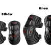 MOTOWOLF Knee and Elbow Gourd 4-piece motorcycle protective armor set