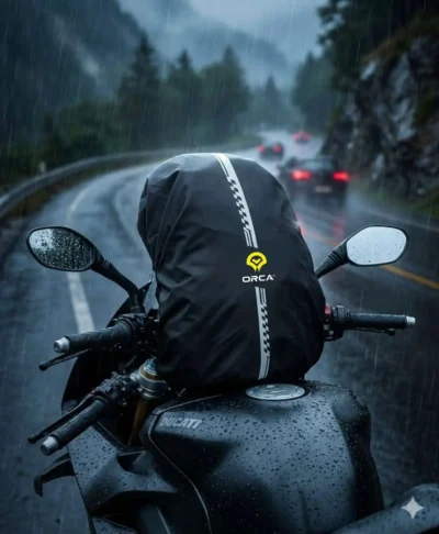 Orca Waterproof Bag Cover – Premium Rain & Dust Protector (30L to 50L)