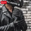 Motowolf Retro Leather Gloves Anti-Slip Palm