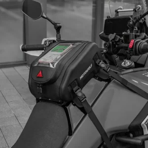 Motowolf Fuel Tank Bag Installed on Motorcycle