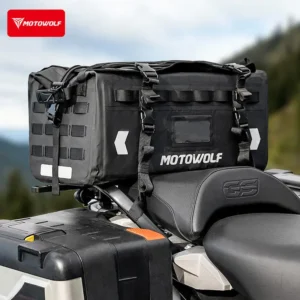 Motowolf MB9 Tail Bag Expandable Storage