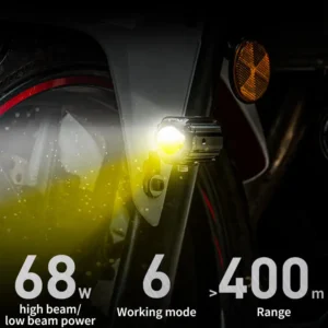 Motowolf Fog Light Waterproof Housing