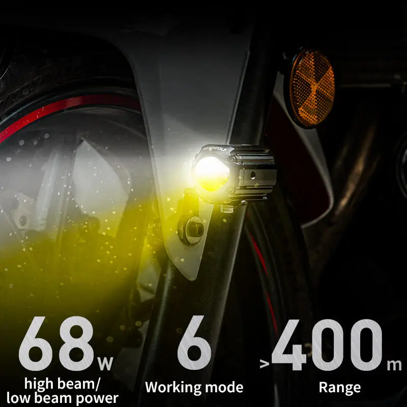 Motowolf Fog Light – L2 Mini LED Auxiliary Spotlight 6 Motowolf Fog Light Waterproof Housing