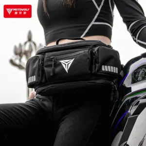 Motowolf Waist Bag Storage Capacity
