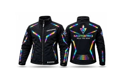 MotoPro Windbreaker – Iridescent Reflective Motorcycle Windbreaker