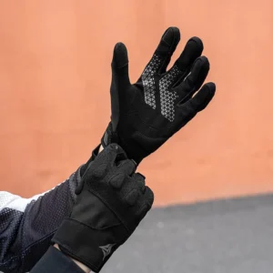 View of the textured, anti-slip microfiber palm on the Motowolf Riding Gloves GM9